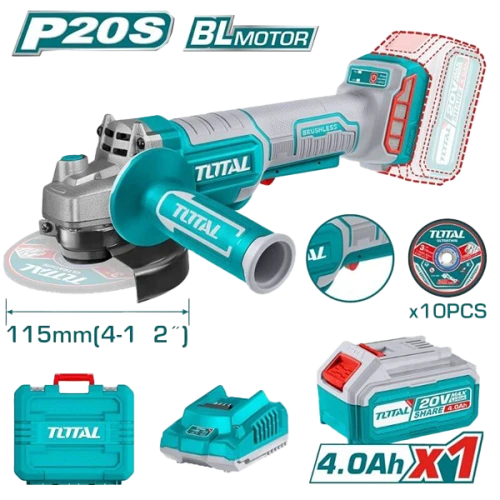 جريندر شحن سوبر توتال 20 فولت 4 أمبير